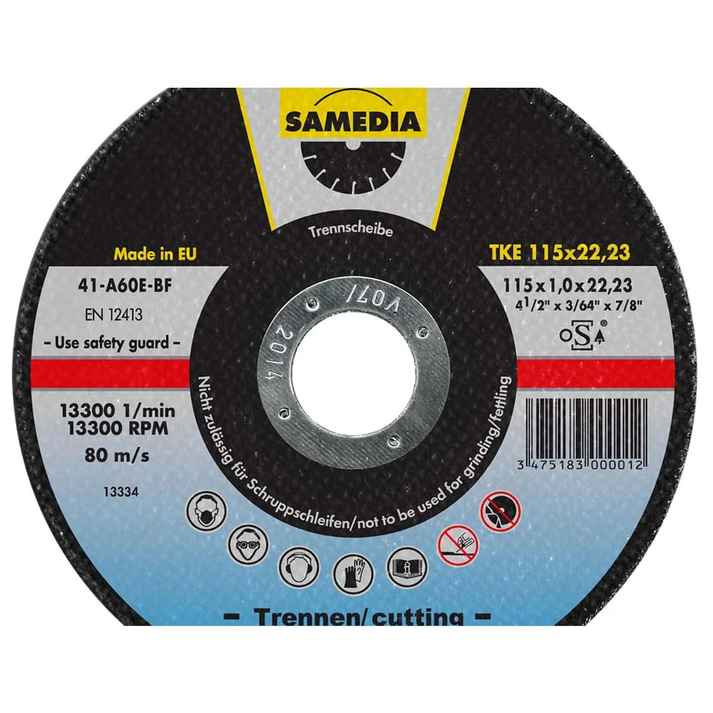 Samedia Specialty Cutting Blades for Pipes, Metal, Glass and Special Concrete, image 5 of 9