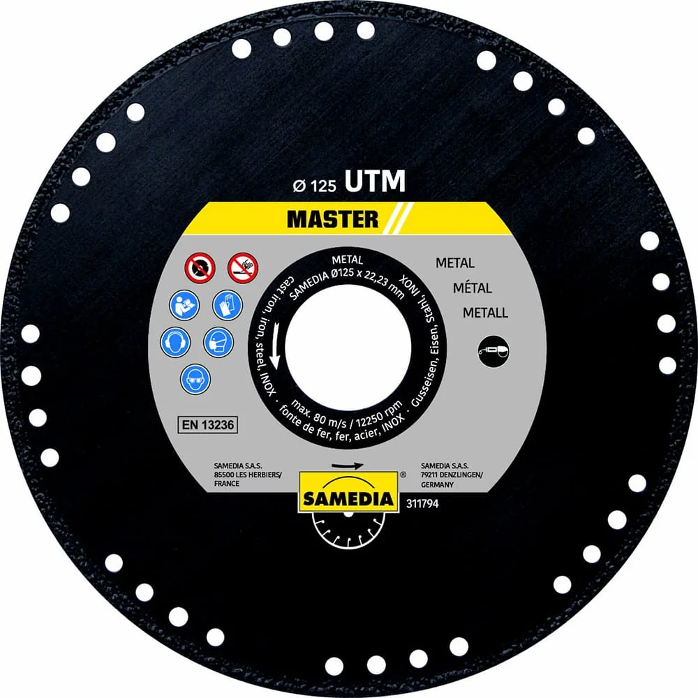 Samedia Specialty Cutting Blades for Pipes, Metal, Glass and Special Concrete, image 7 of 9